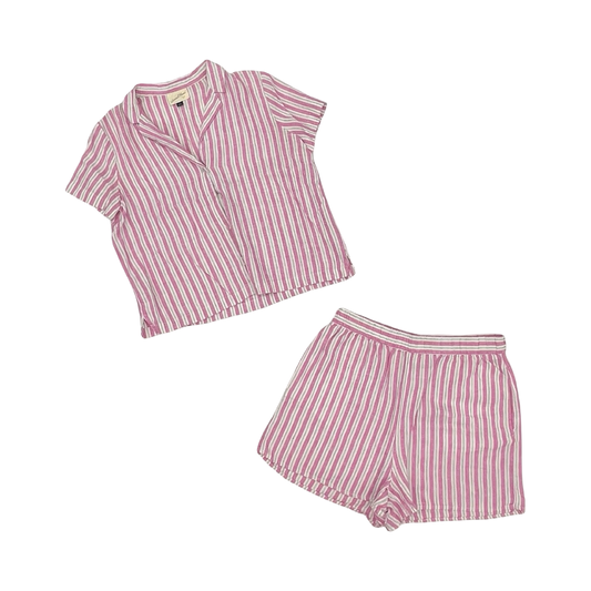 Shorts Set By Universal Thread In Pink & White, Size:S