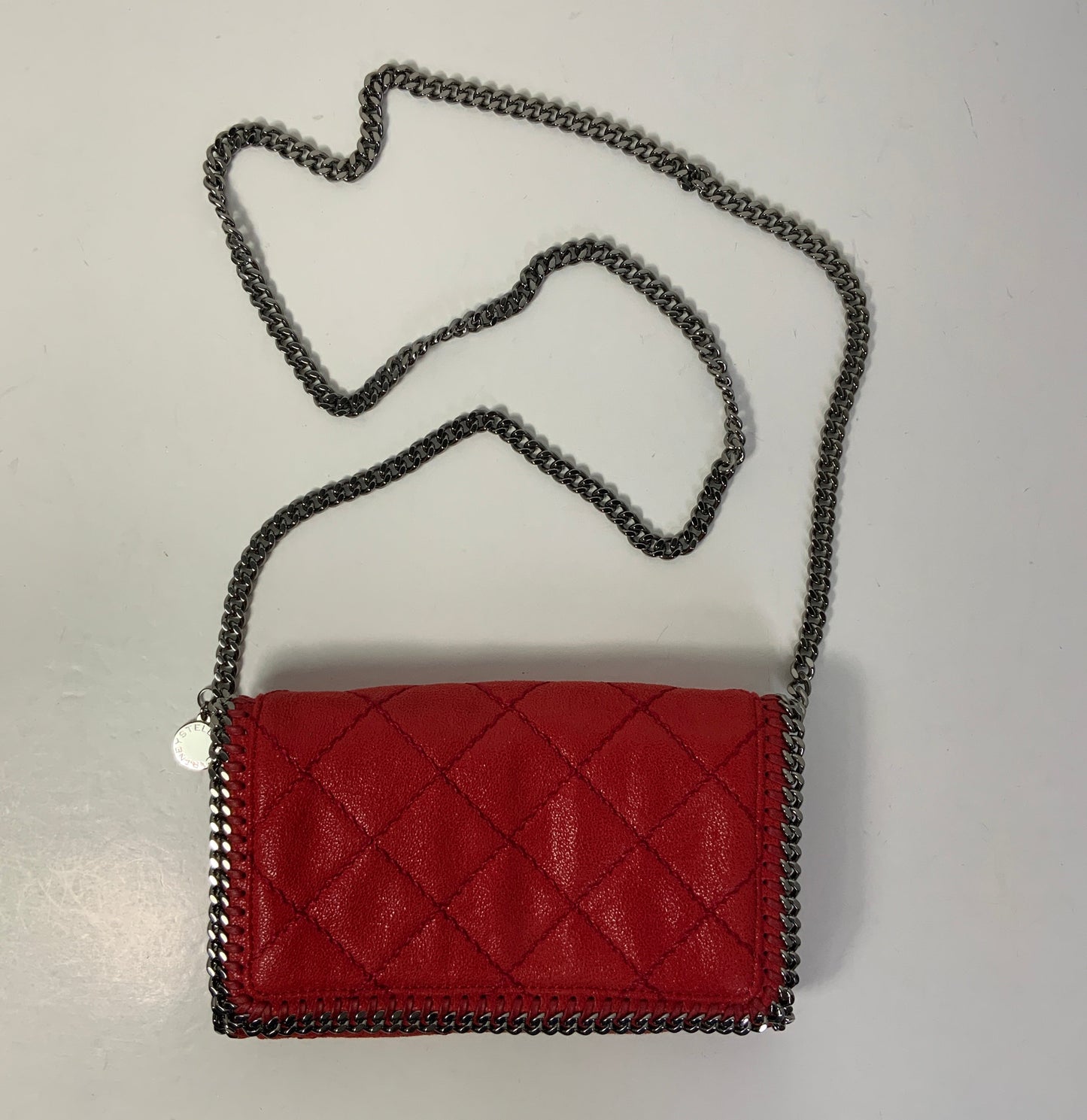 Crossbody Luxury Designer By Stella Mccartney In Red, Size:Small