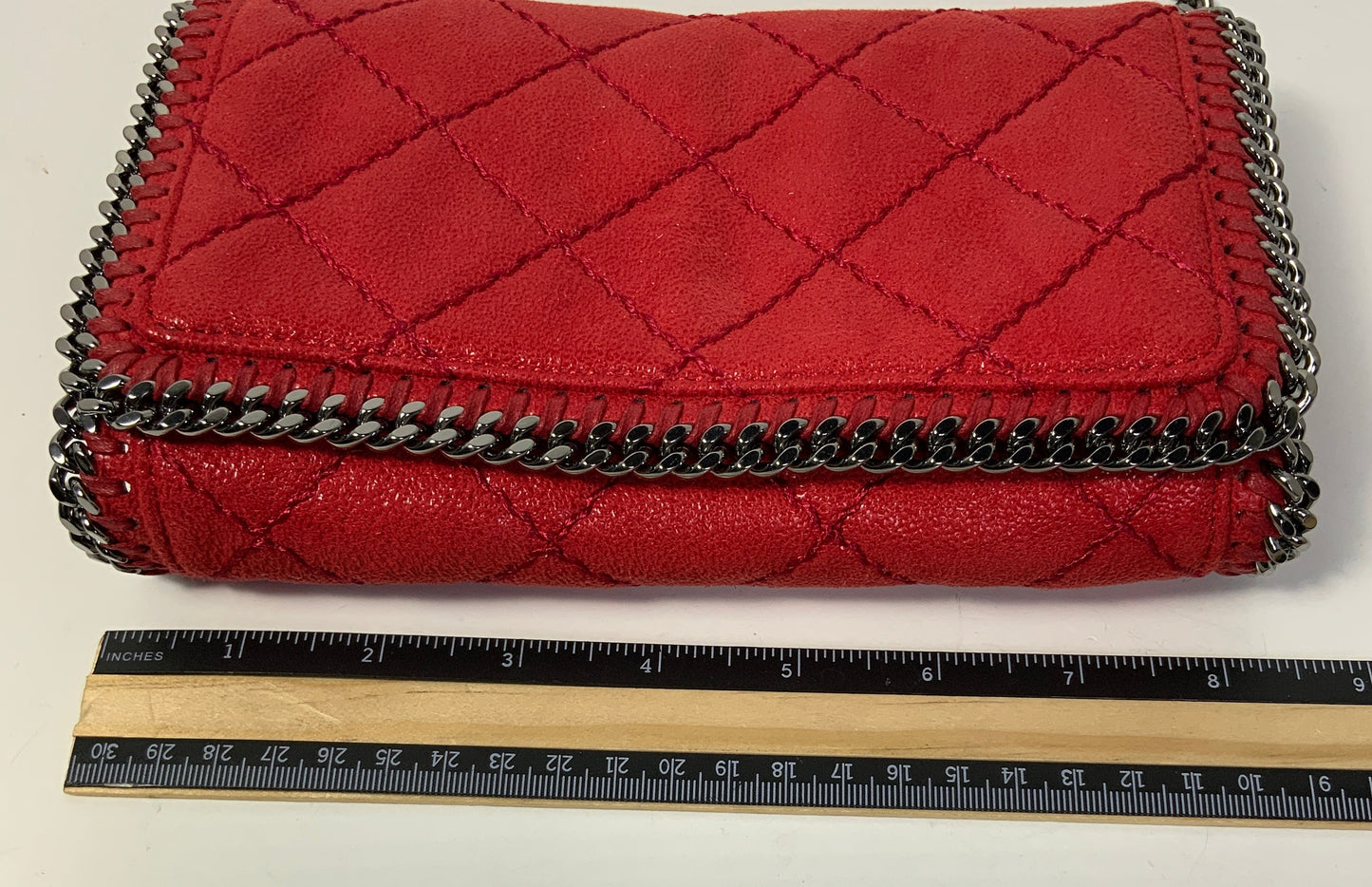 Crossbody Luxury Designer By Stella Mccartney In Red, Size:Small