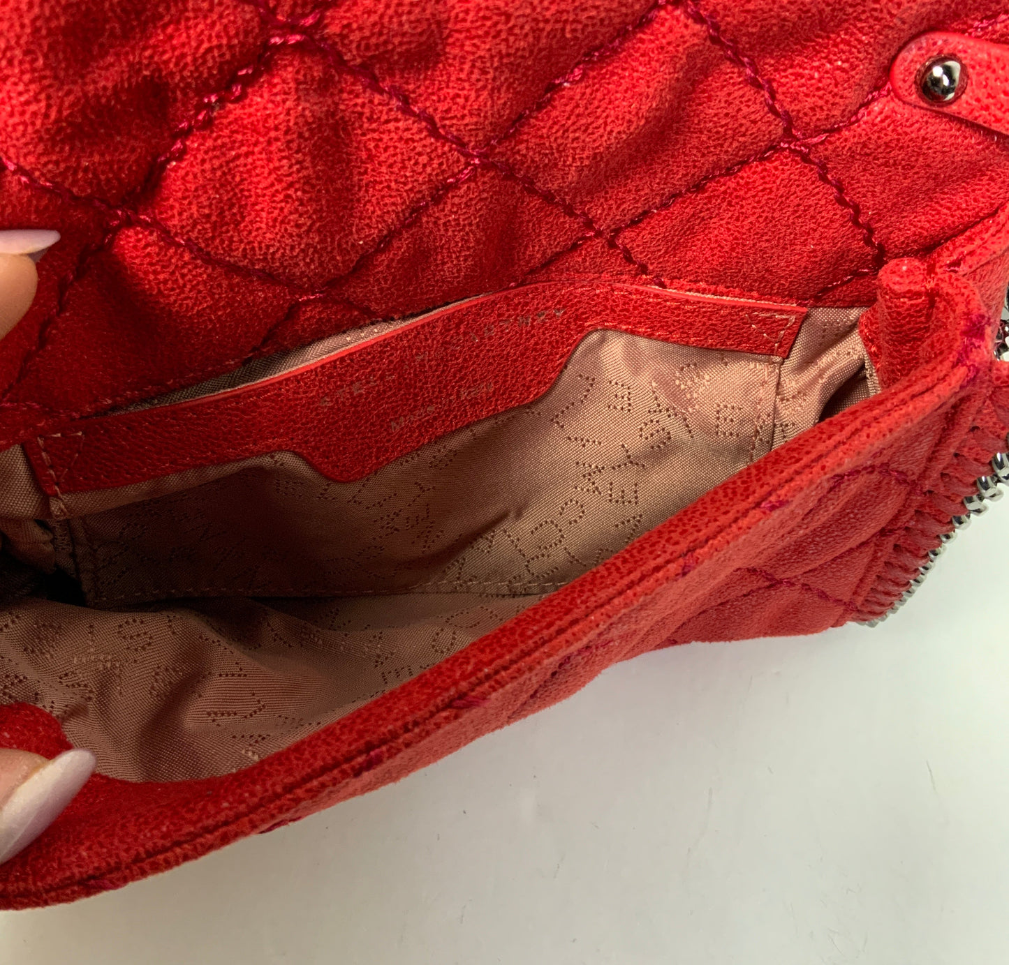 Crossbody Luxury Designer By Stella Mccartney In Red, Size:Small