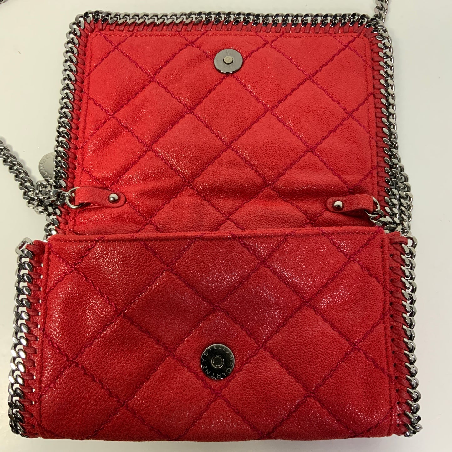 Crossbody Luxury Designer By Stella Mccartney In Red, Size:Small