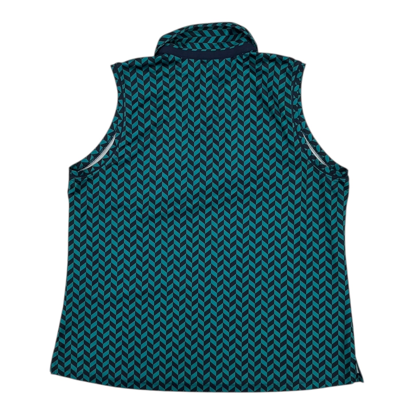 Athletic Tank Top By Lady Hagen In Blue & Green, Size:Xxl