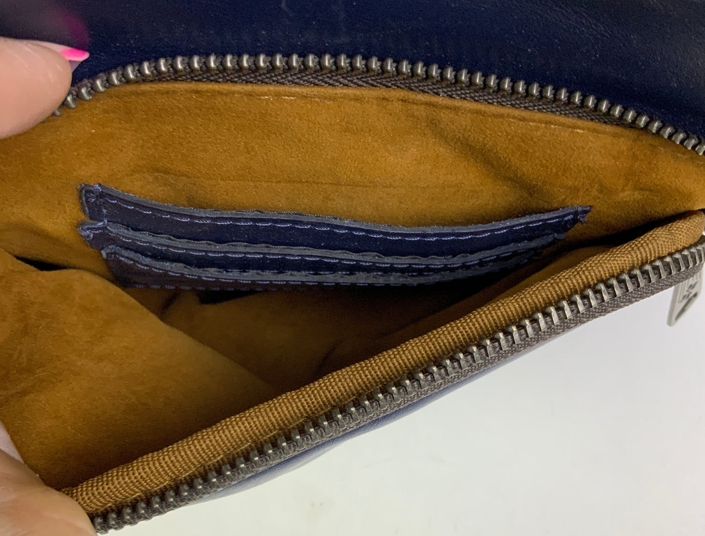 Crossbody Designer By Patricia Nash In Navy, Size:Small