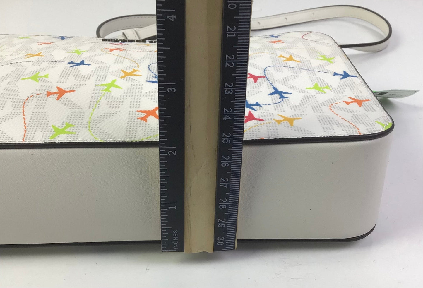 Crossbody Designer By Michael Kors In White, Size:Small