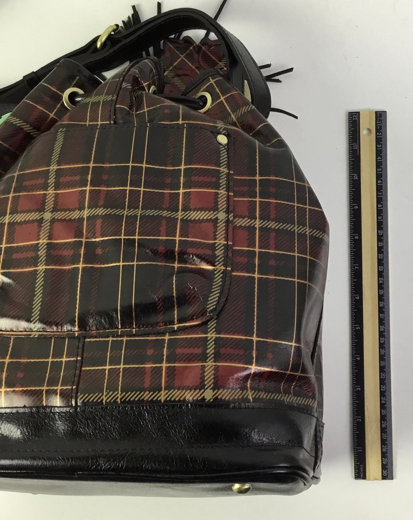 Crossbody Designer By Patricia Nash In Black & Red, Size:Large