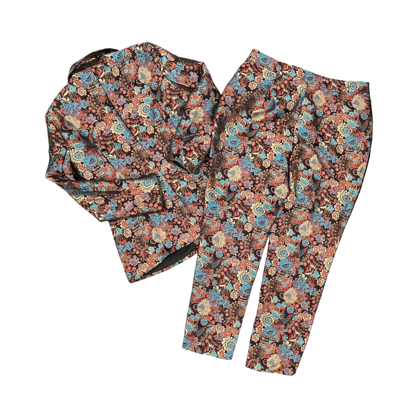 Pants Suit 2Pc By Fashion Nova In Multi, Size:1X