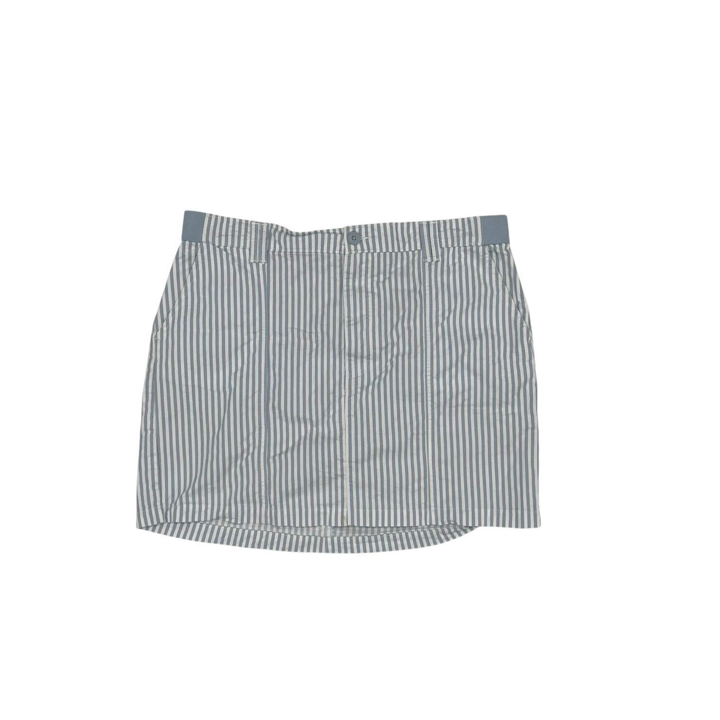 Skort By Lee In Blue & White, Size:18