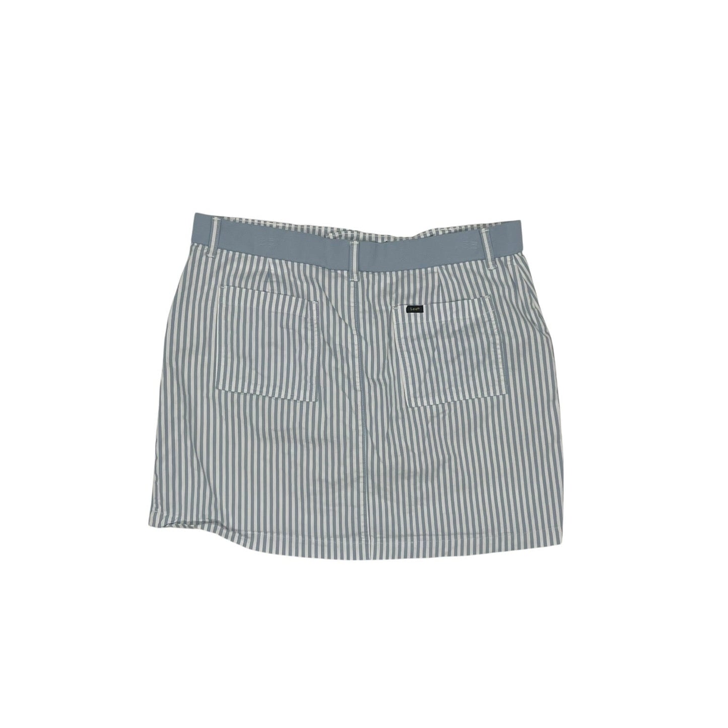 Skort By Lee In Blue & White, Size:18