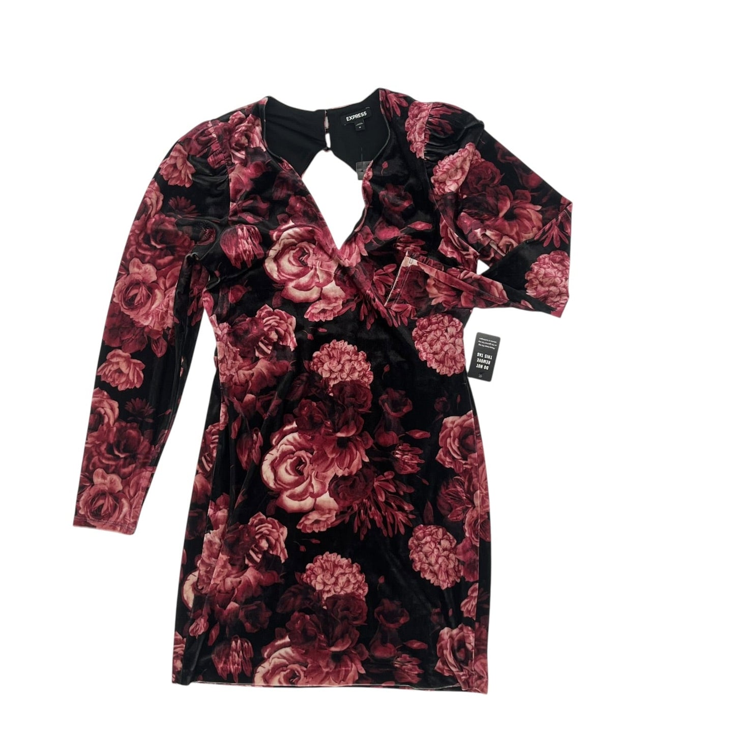 Dress Party Short By Express In Black & Pink, Size:M