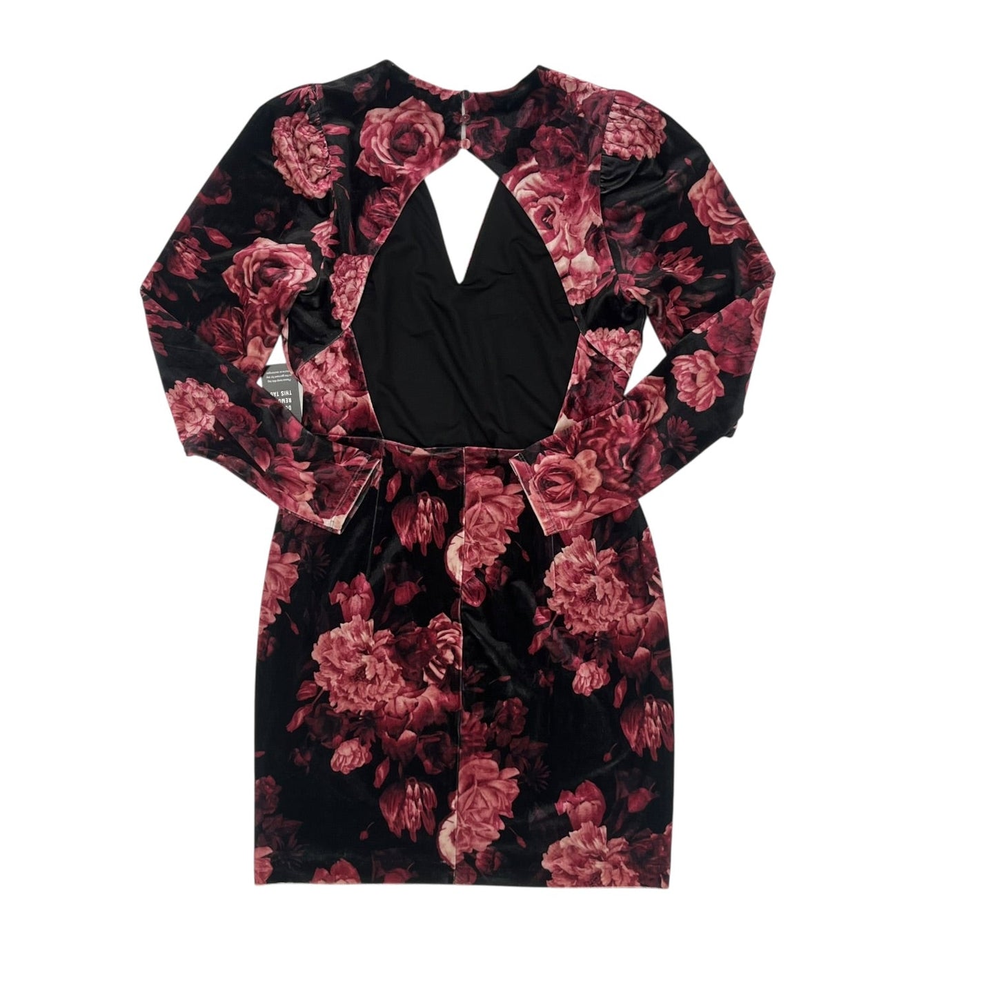 Dress Party Short By Express In Black & Pink, Size:M