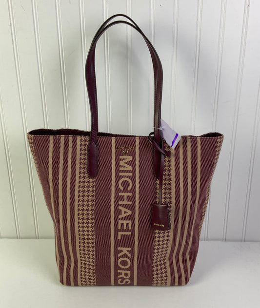 Handbag Designer By Michael Kors In Maroon, Size:Large