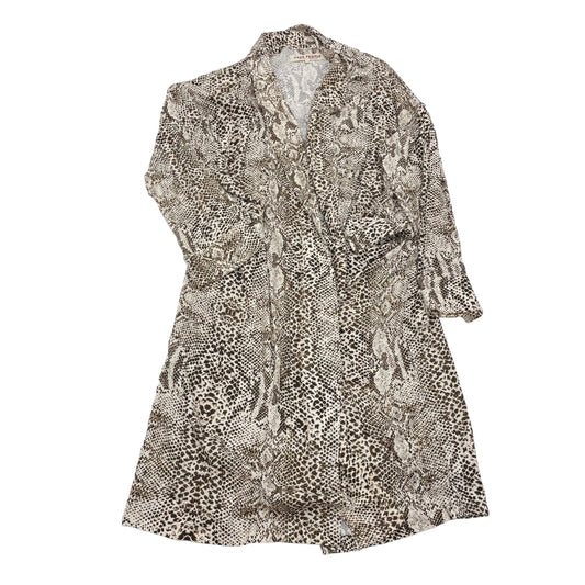 SNAKESKIN PRINT FREE PEOPLE CARDIGAN, Size S