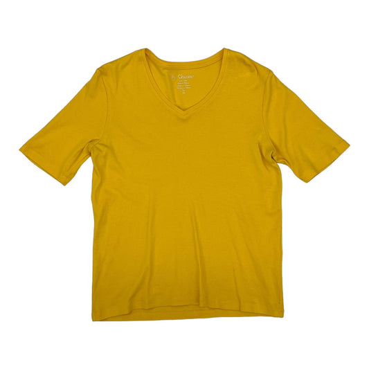 YELLOW TOP SS BASIC by CHICOS Size:M