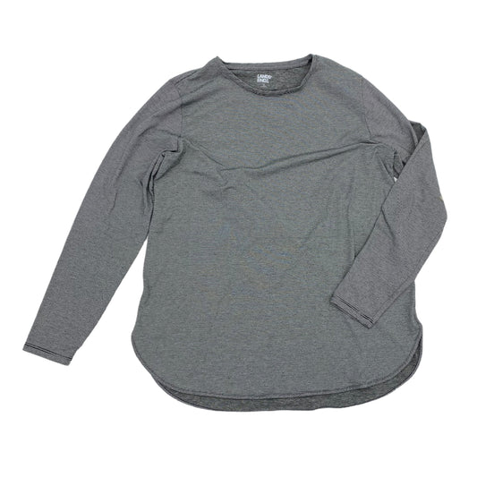 GREY TOP LS by LANDS END Size:L