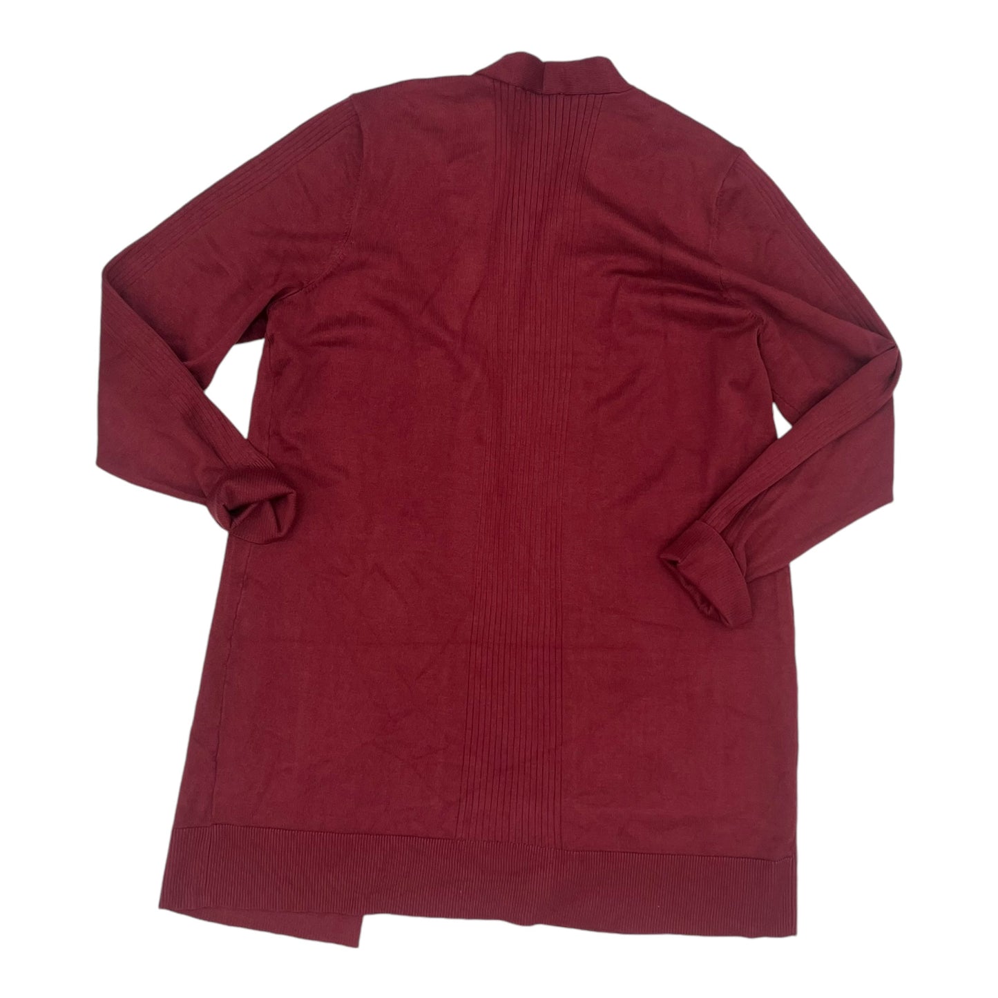 Cardigan By Christopher And Banks In Red, Size:Xl