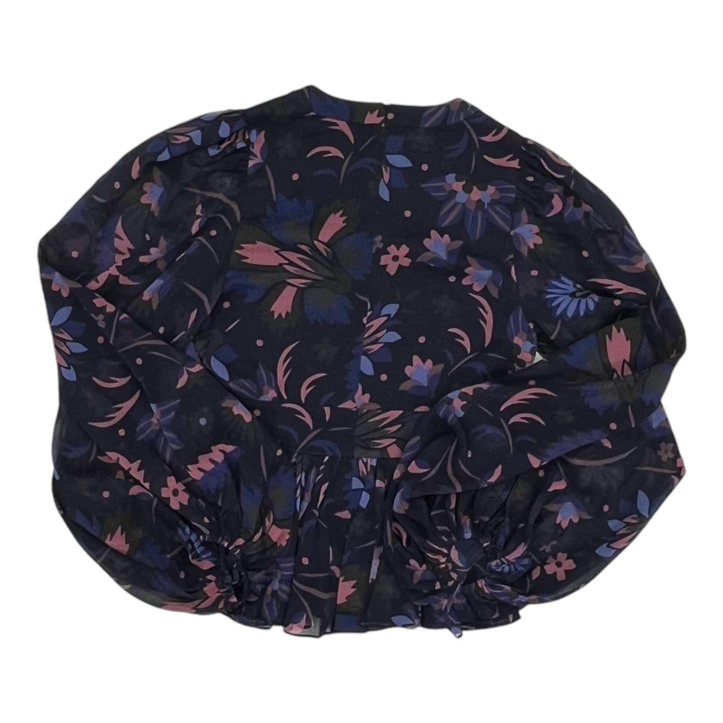 Blouse Ls By Ted Baker In Navy, Size:S