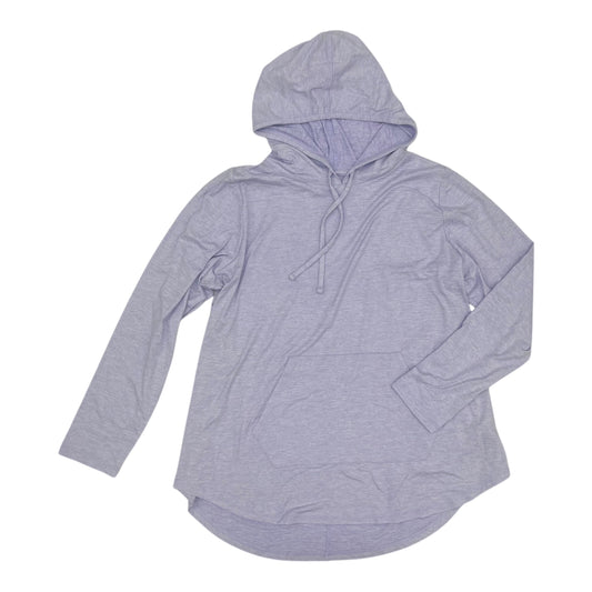 Athletic Top Ls Hoodie By Livi Active In Purple, Size:1X