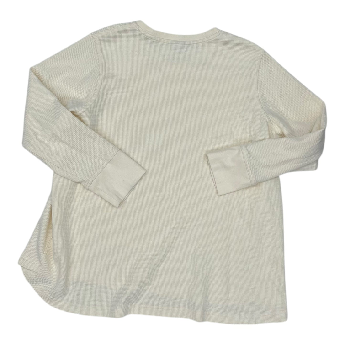 Top Ls By Duluth Trading In Cream, Size:2X