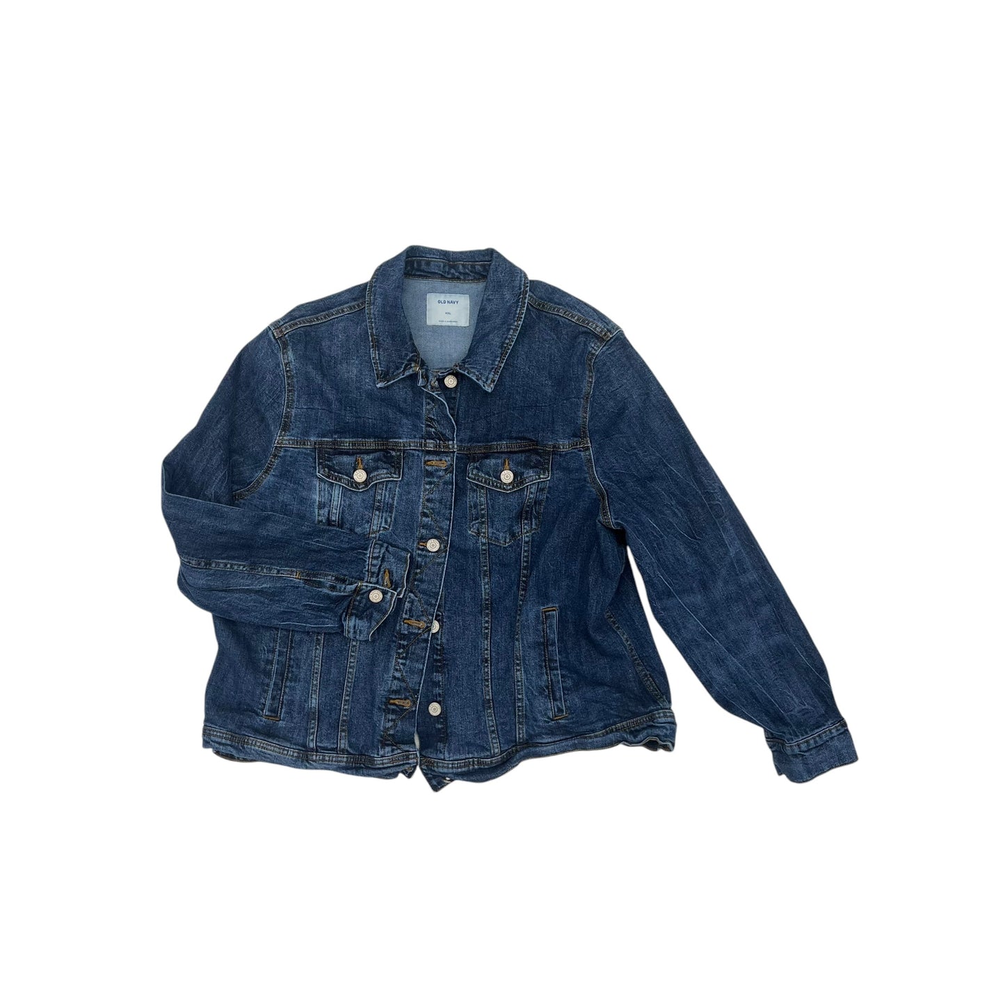 Jacket Denim By Old Navy In Blue Denim, Size:Xxl