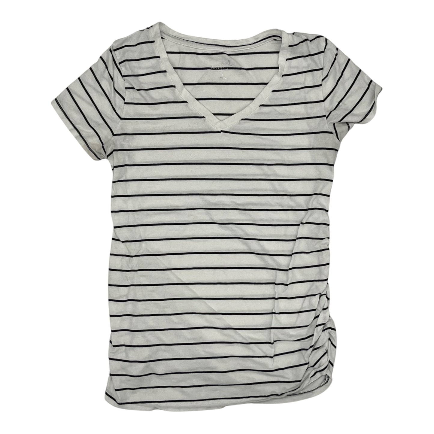 Mat Top Ss By Isabel Maternity In White, Size:S