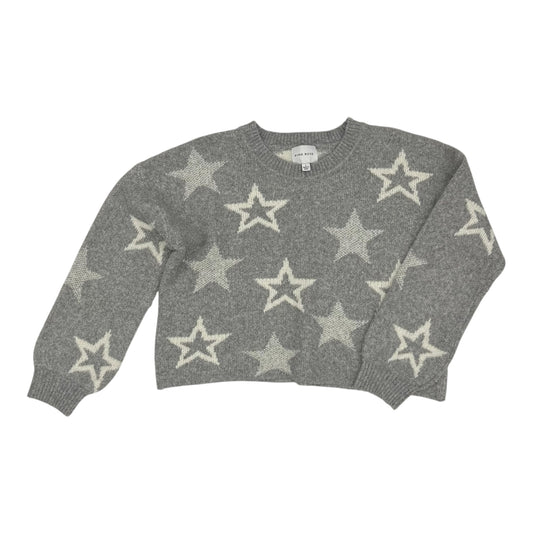 Sweater By Pink Rose In Grey & White, Size:L