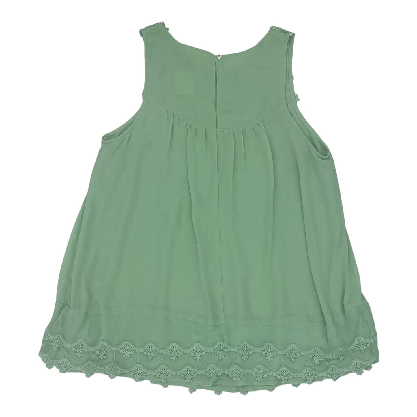 GREEN ENTRO TOP SLEEVELESS, Size S