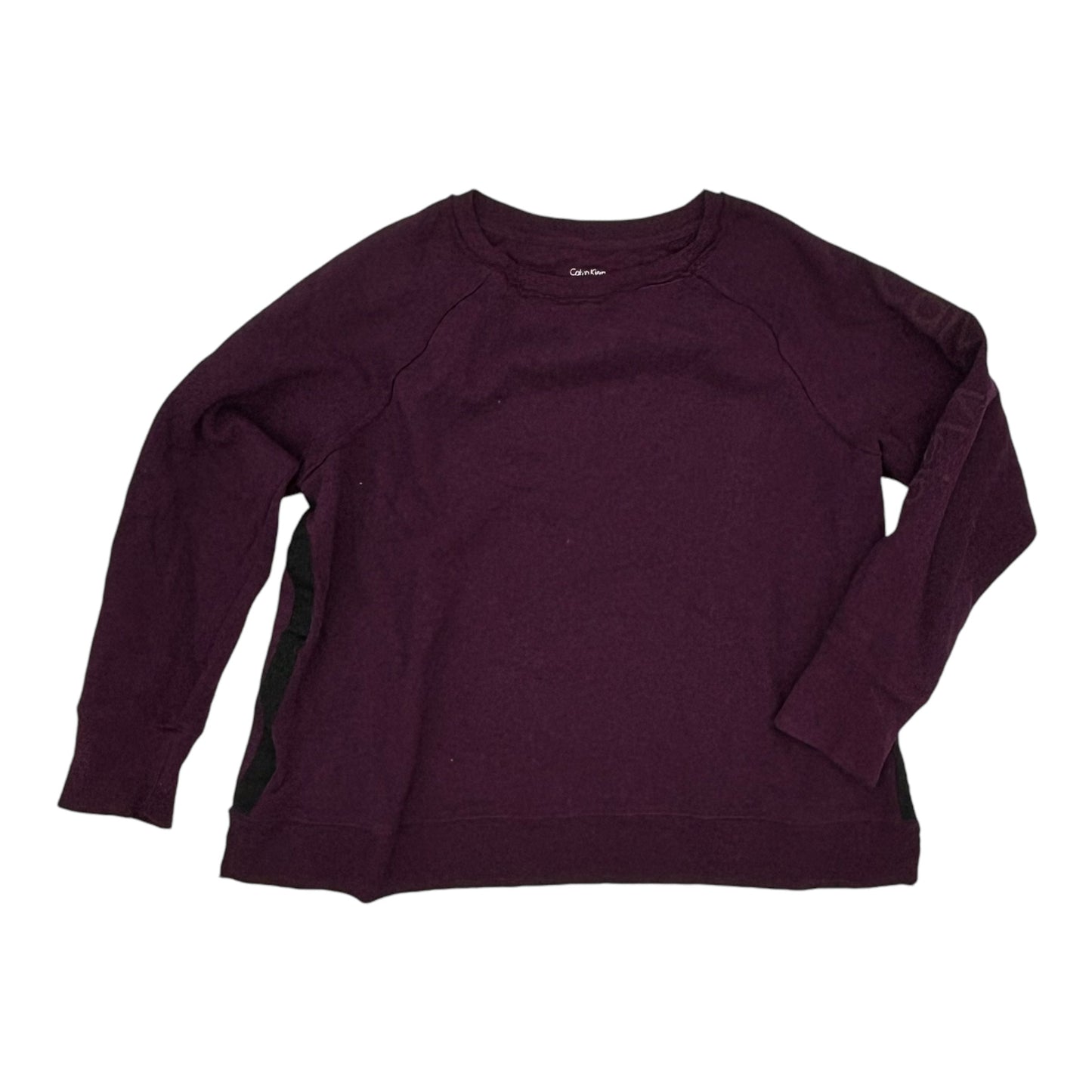 Sweatshirt Crewneck By Calvin Klein Performance In Purple, Size:1X