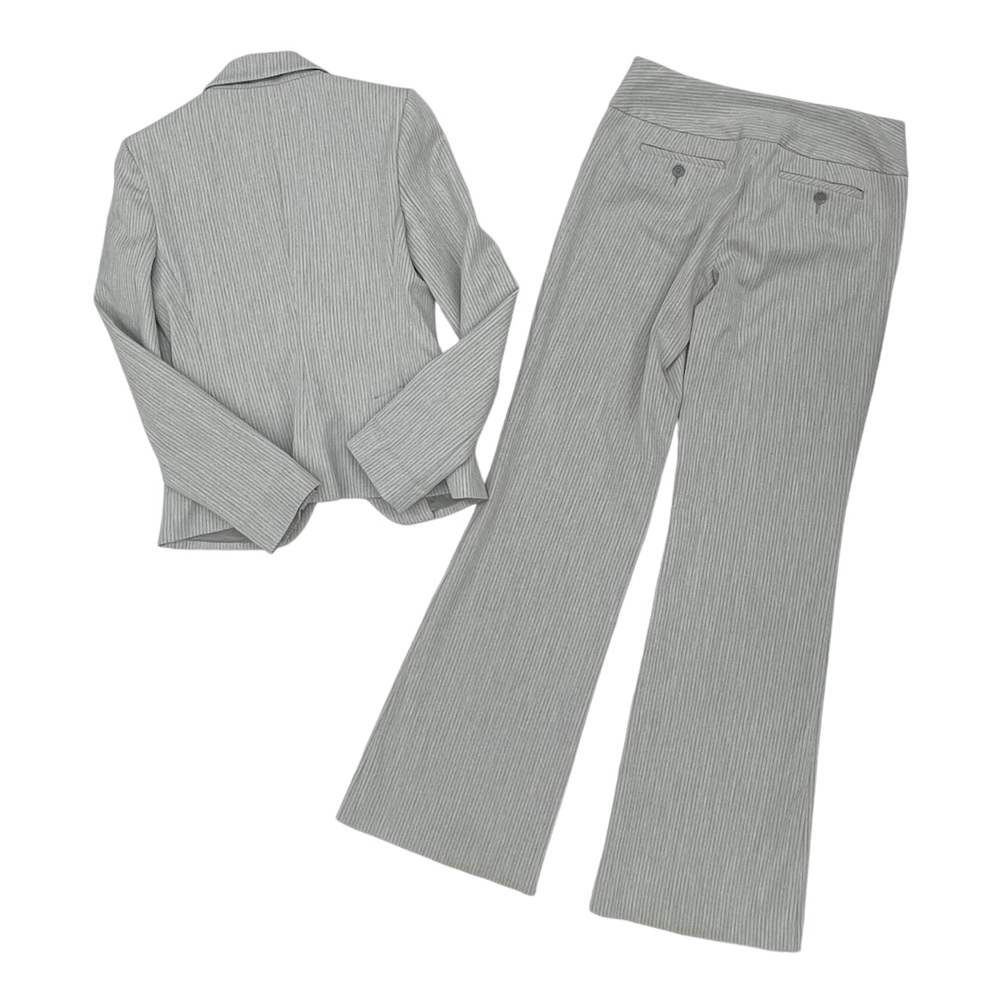 Pants Suit 2Pc By Express In Grey, Size:Xs