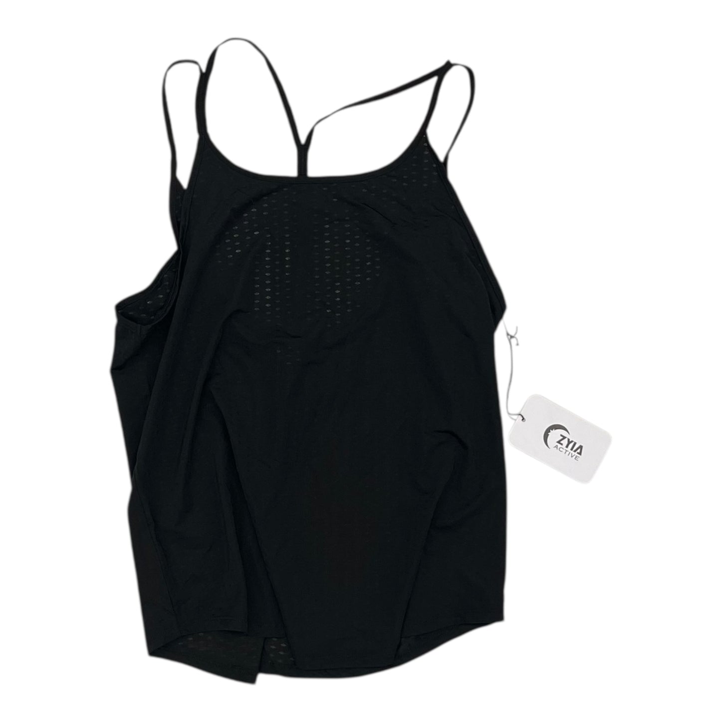 Athletic Tank Top By Zyia In Black, Size:Xxl