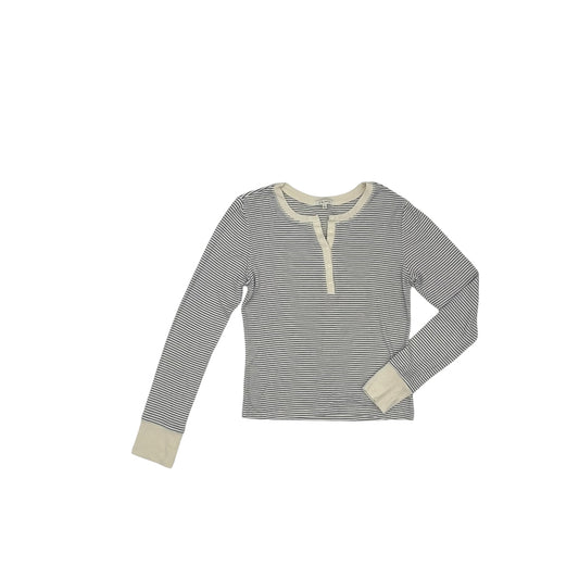 Top Ls By Z Supply In Blue & Cream, Size:L