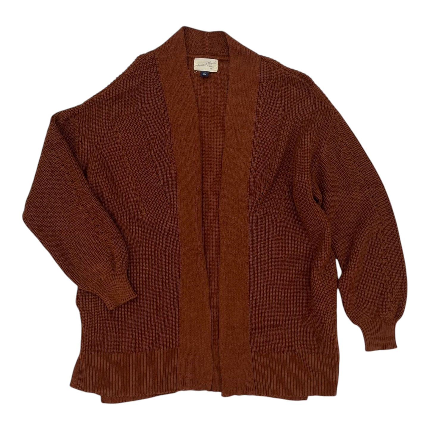 Sweater Cardigan By Universal Thread In Brown, Size:S