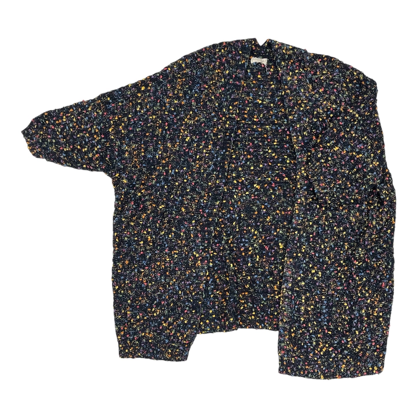 Sweater Cardigan By Adora In Multi, Size:3X