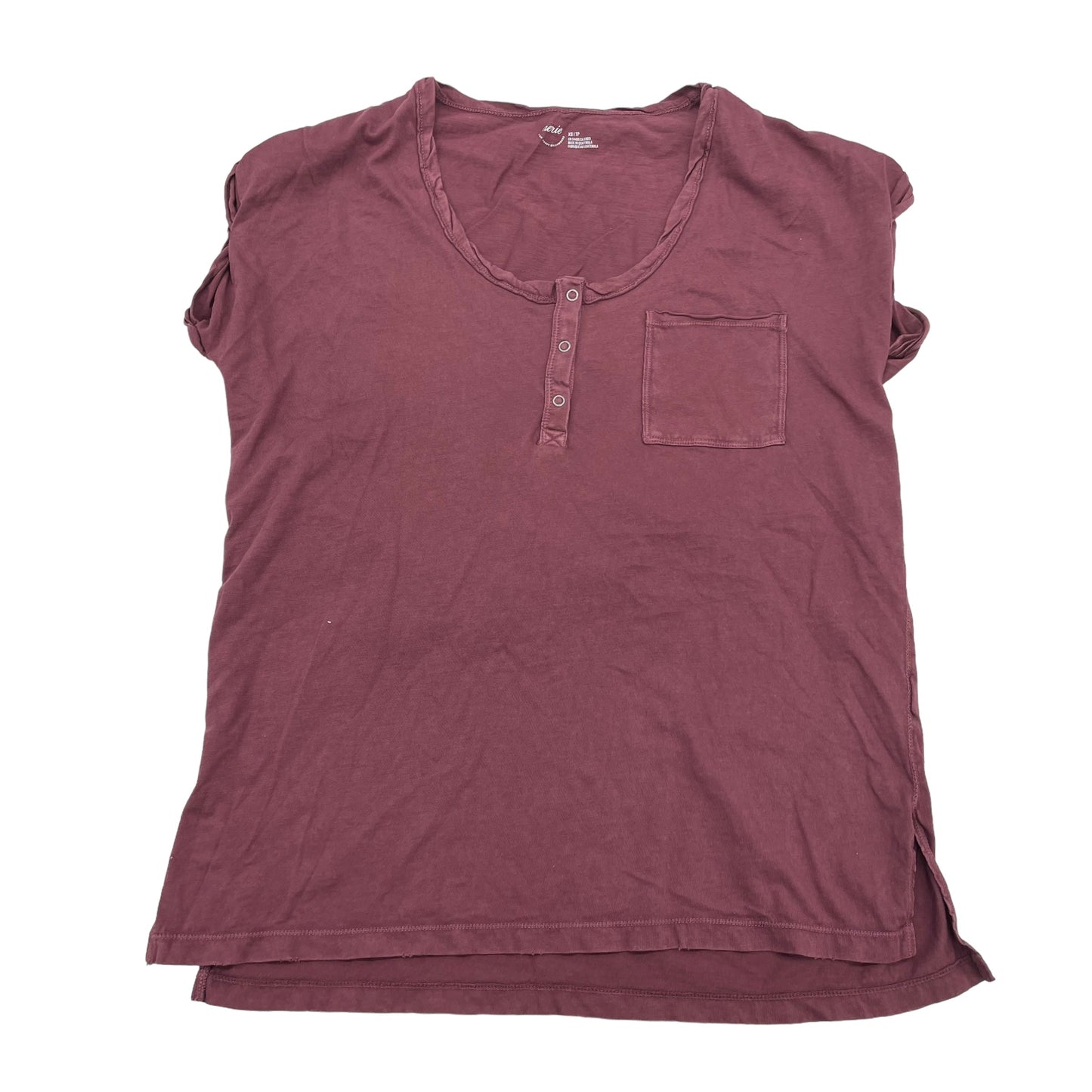 PURPLE AERIE TOP SS, Size XS