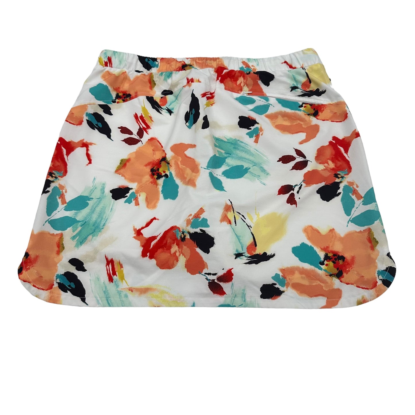 FLORAL PRINT CHICOS ATHLETIC SKORT, Size M