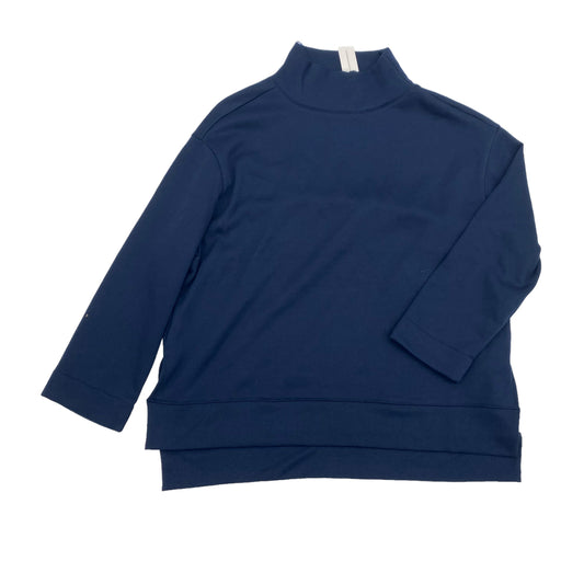 NAVY SWEATSHIRT COLLAR by MAEVE Size:S