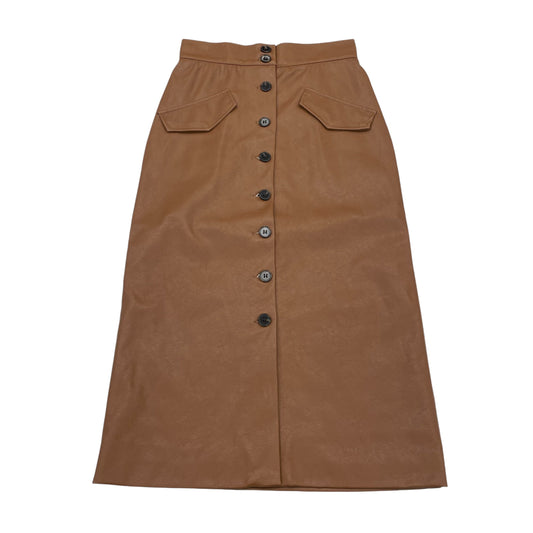 BROWN SKIRT MIDI by H&M Size:2