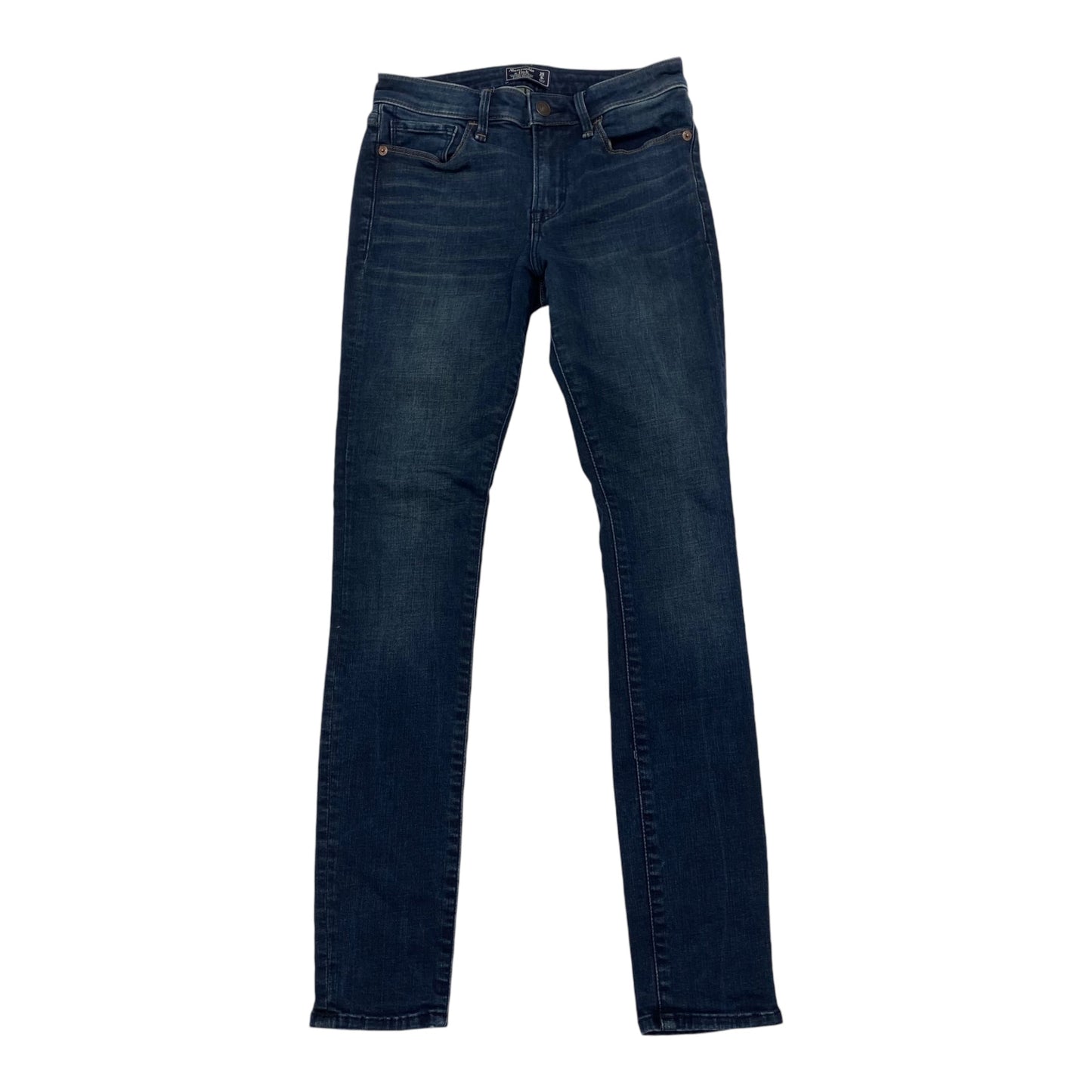 Jeans Skinny By Abercrombie And Fitch In Blue Denim, Size:0