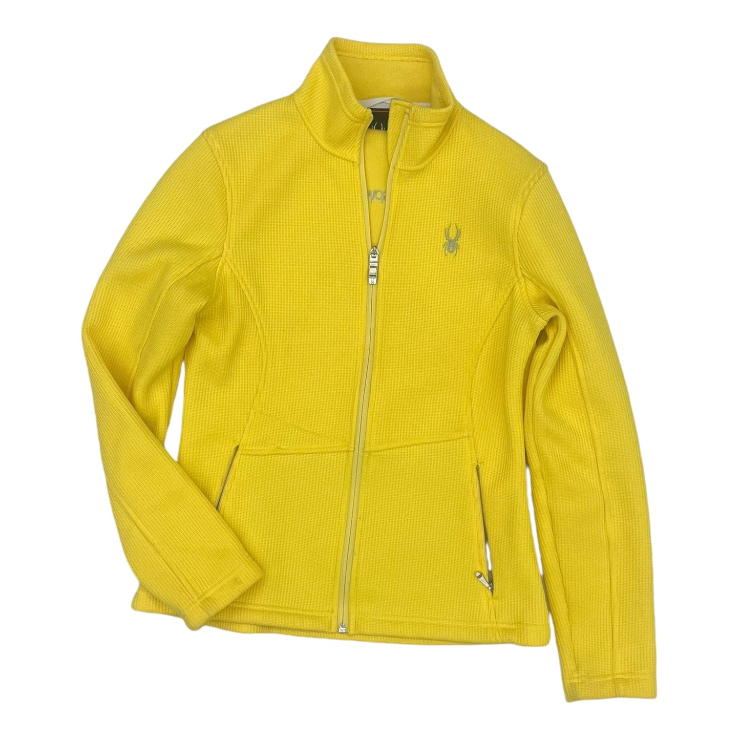 Athletic Jacket By Spyder In Yellow, Size:M