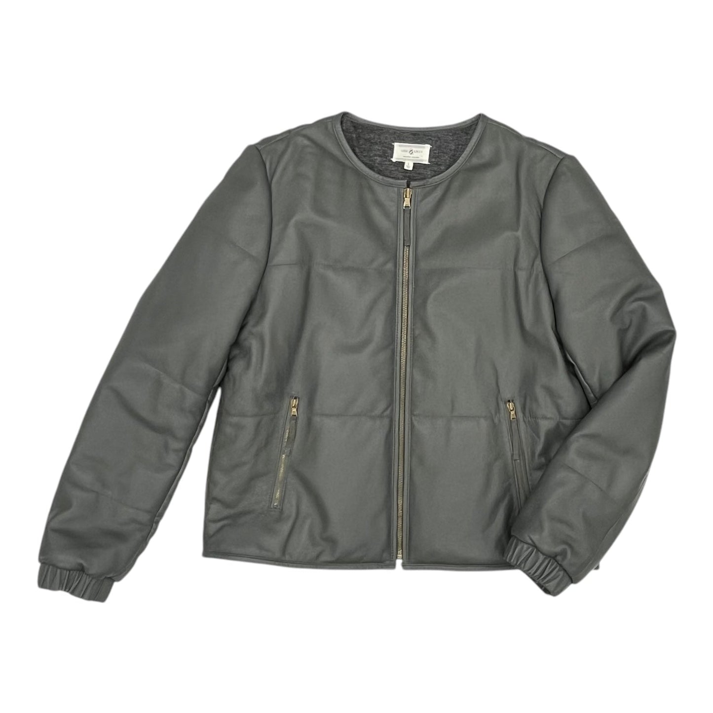 Jacket Leather By Lou And Grey In Grey, Size:L