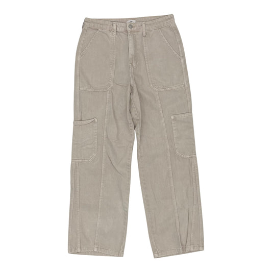 Jeans Wide Leg By Bp In Cream Denim, Size:8