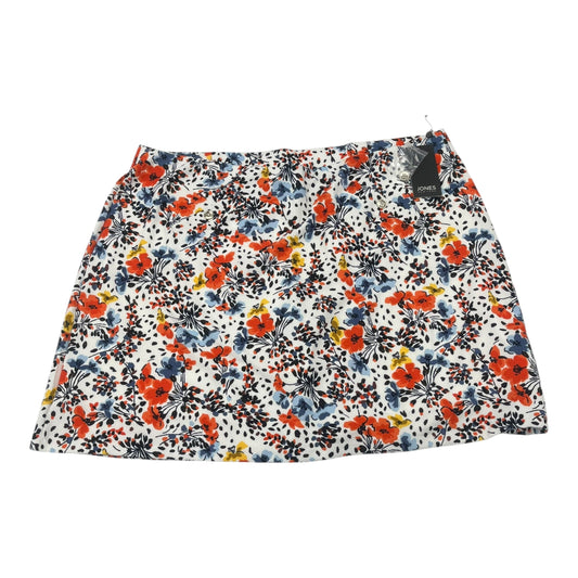 Skirt Mini & Short By Jones New York In Floral Print, Size:3X