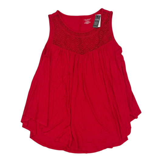 Tank Top By Lane Bryant In Red, Size:1X