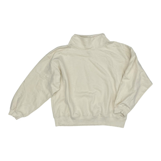 Sweatshirt Collar By American Eagle In Cream, Size:M