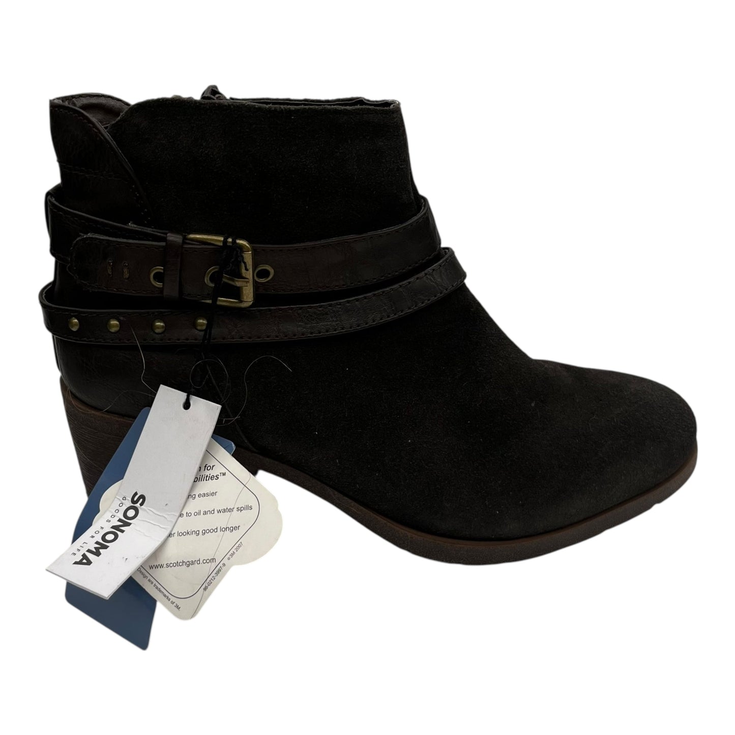 Boots Ankle Flats By Sonoma In Brown, Size:7