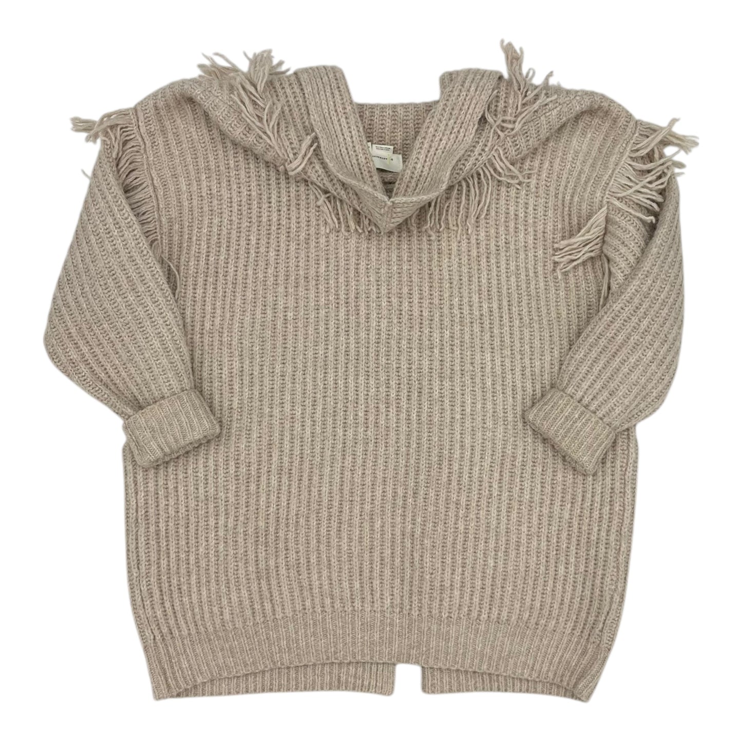 Sweater Cardigan By Anthropologie In Tan, Size:Xs