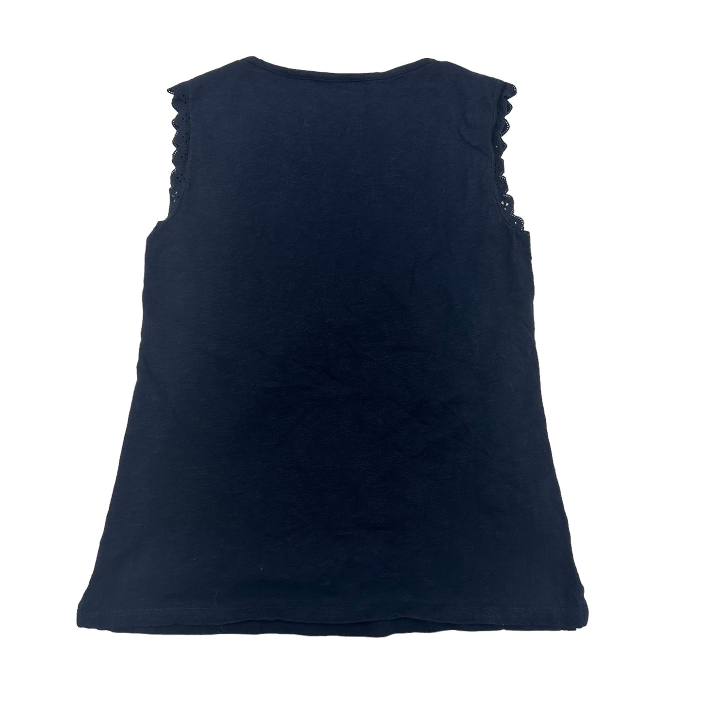 NAVY TOP SS BASIC by TALBOTS Size:M