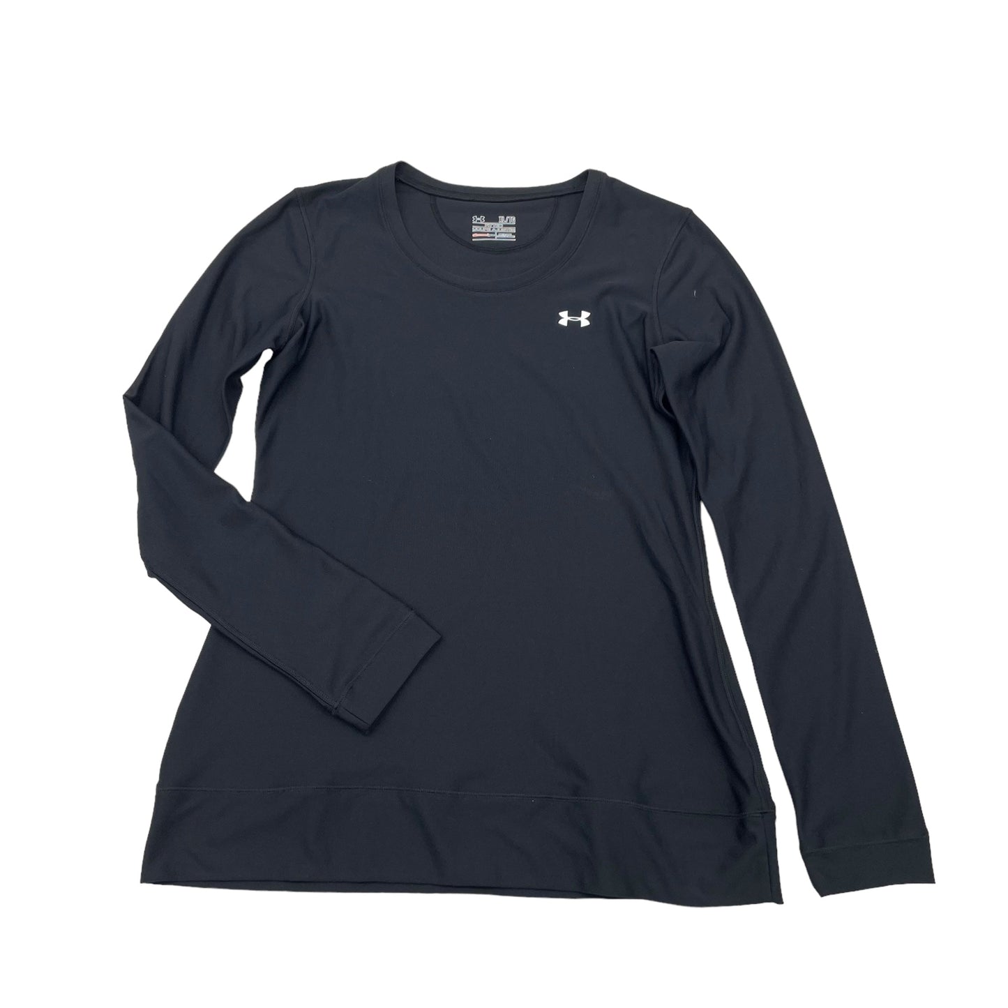 BLACK ATHLETIC TOP LS CREWNECK by UNDER ARMOUR Size:XL