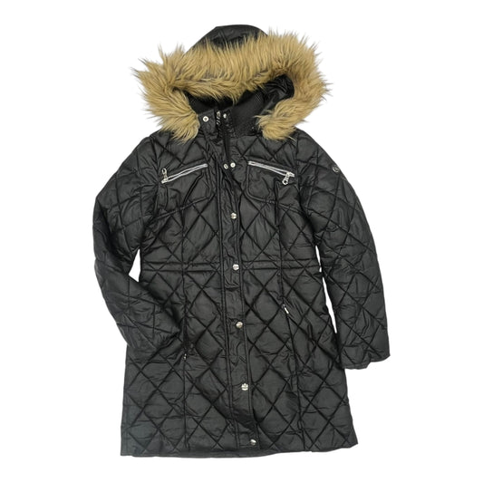 Coat Puffer & Quilted By Guess In Black, Size:M