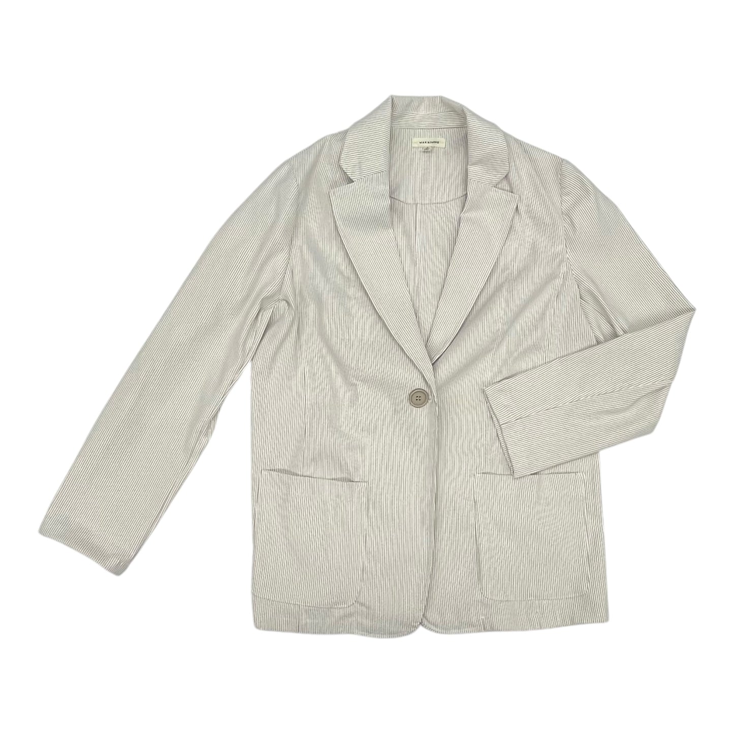 Blazer By Max Studio In Cream, Size:L