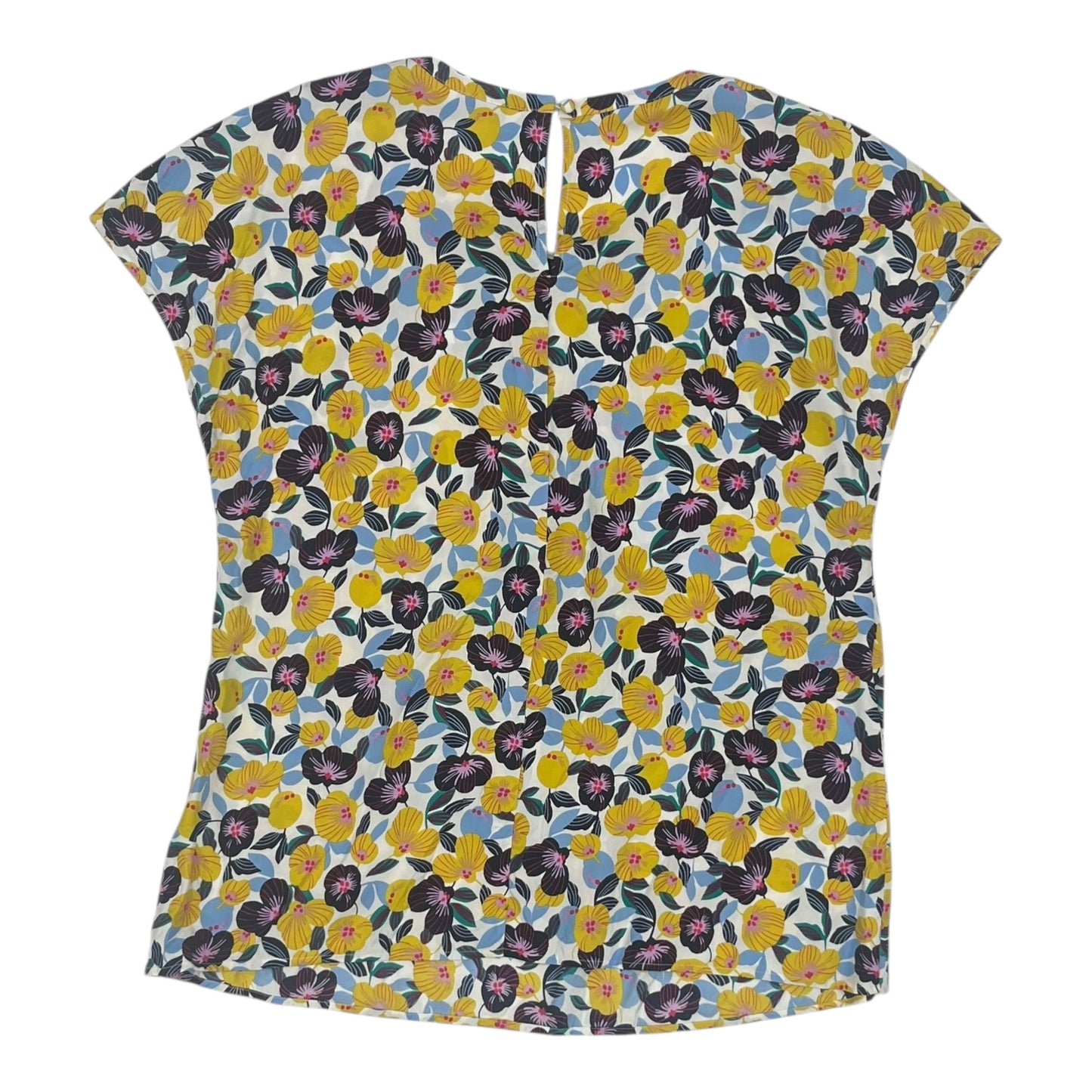 Top Ss By Boden In Blue & Yellow, Size:12